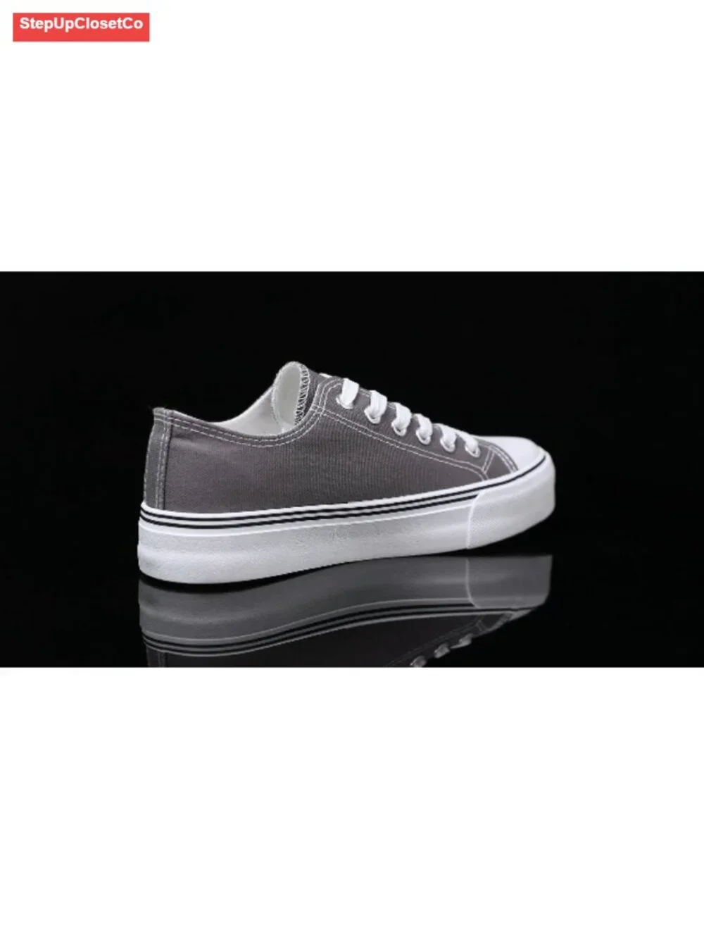 Canvas Sneakers Breathable Rubber Sole Lightweight Slip Resistant